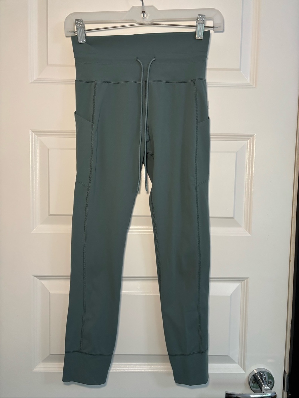 Vuori Daily Pocket Leggings High Rise Teal Green Size S Excellent Condition